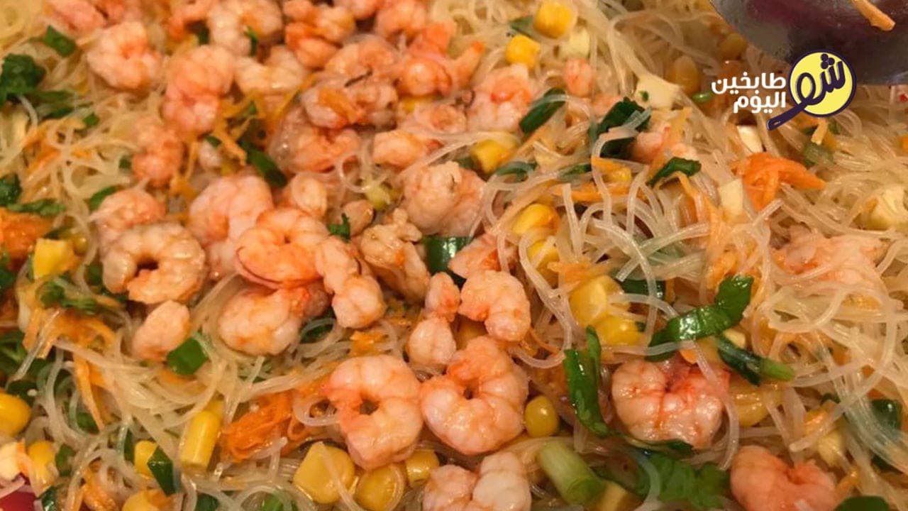 Chinese Noodle Salad with Shrimp
