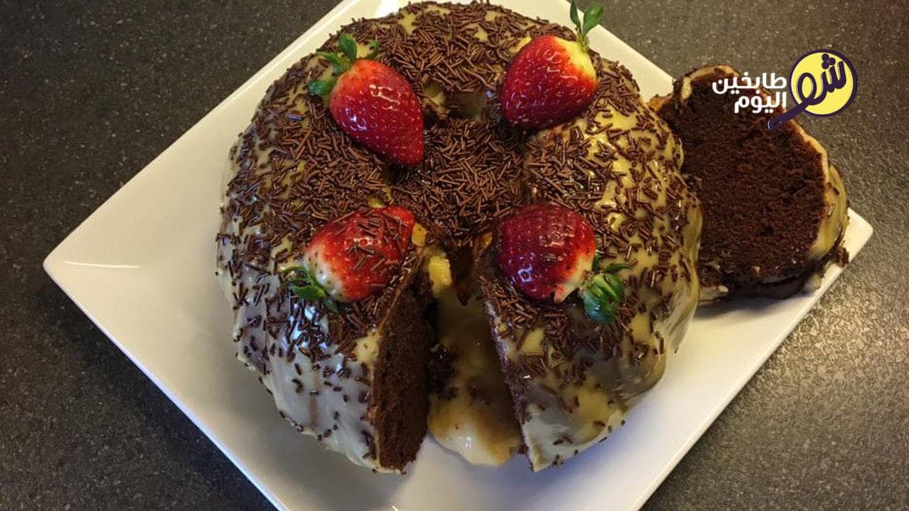 Chocolate Cake with Custard Cream