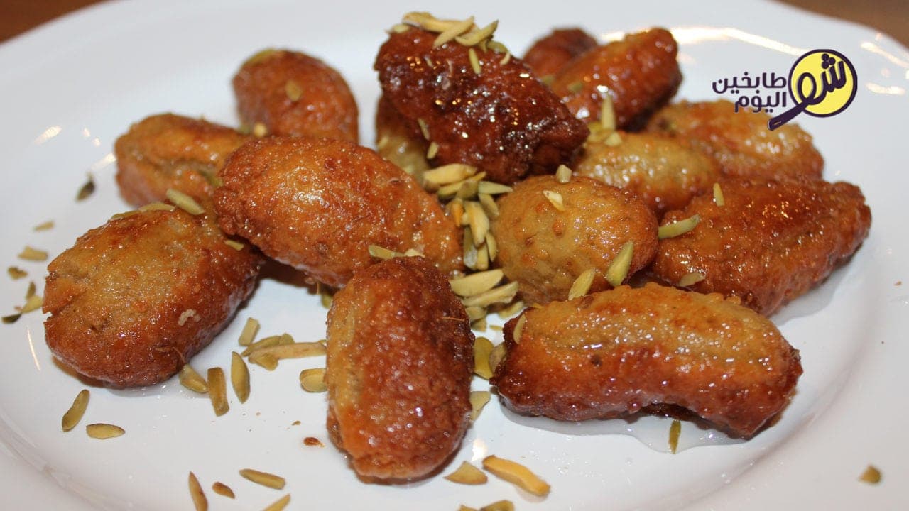 حلوى المعكرون المقلي- فيديو