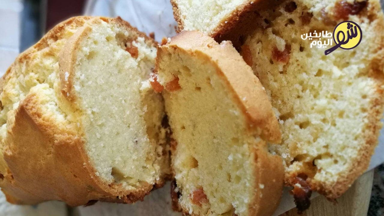 انغلش كيك بالزبيب