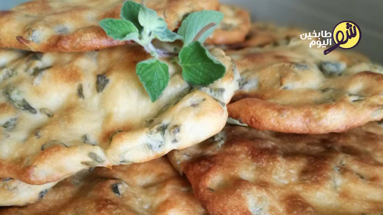خبز الزعتر الأخضر