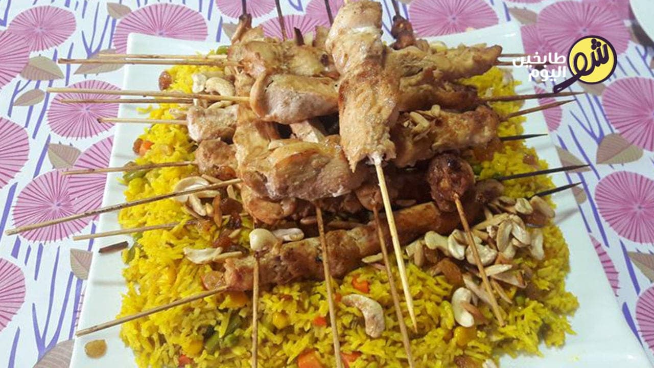 تتبيلة الدجاج المشوي مع الأرز