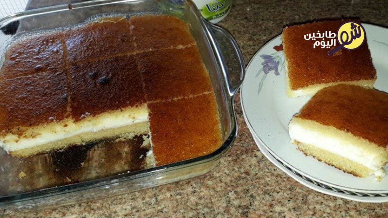 بسبوسة بالقشطة