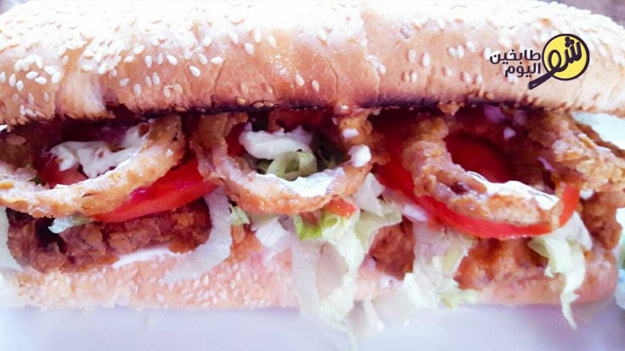 سندويش دجاج زنجر