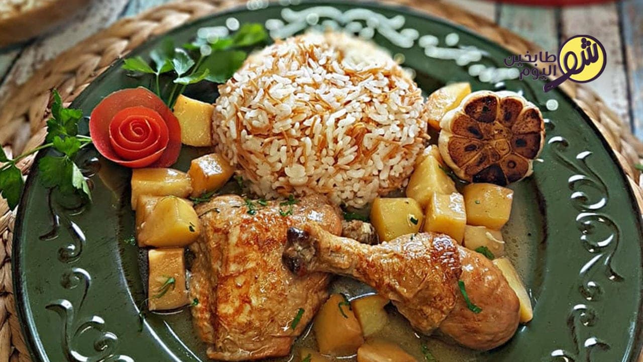 Lemon Garlic Chicken and Potatoes Bake