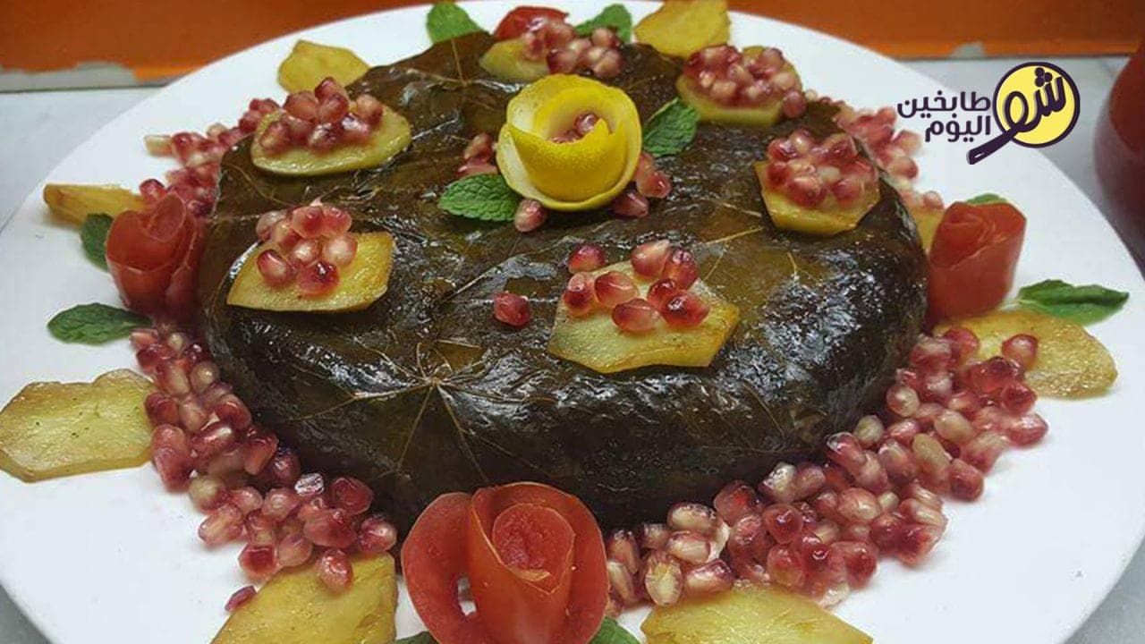 Savory Grape Leaf Cake