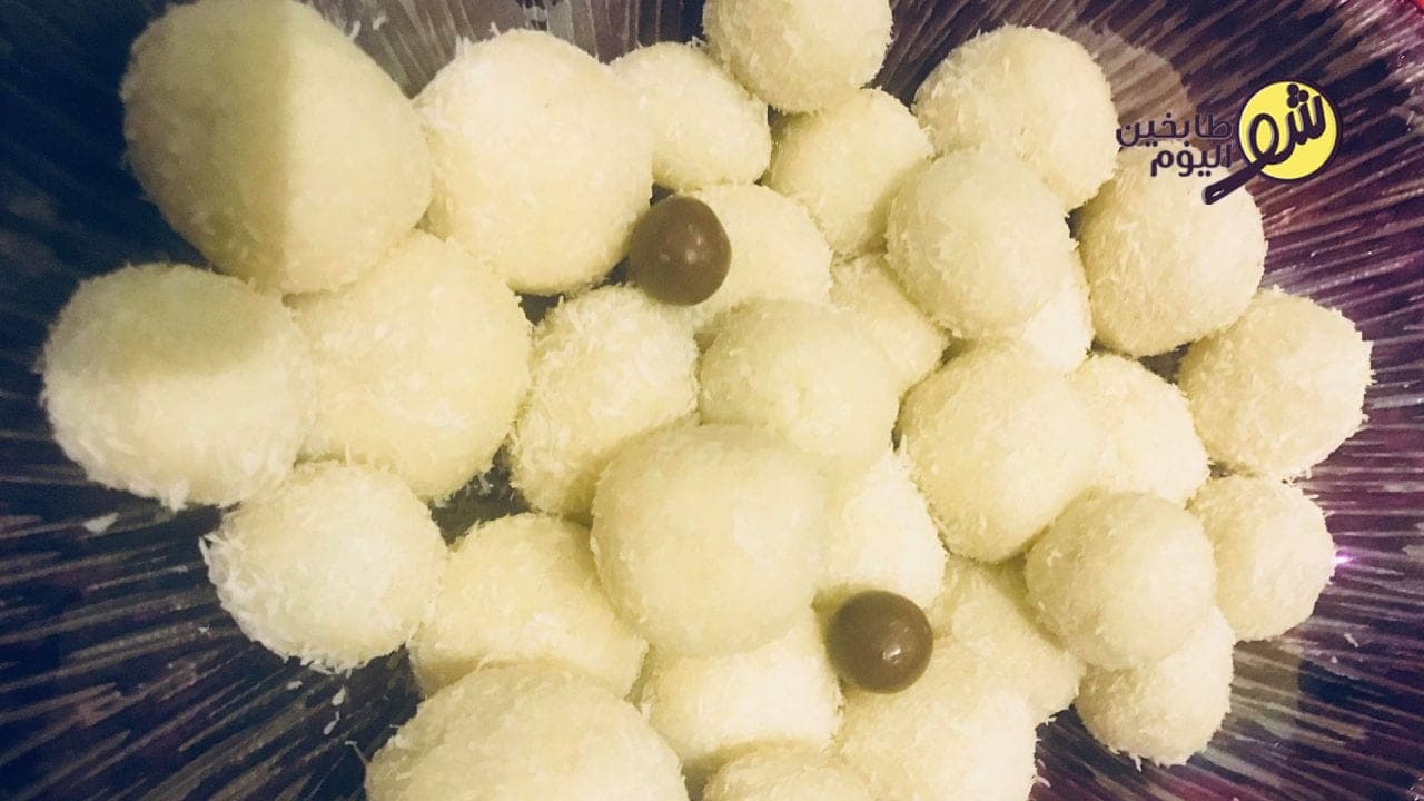 طابات الرفايللو بدون حليب مكثف