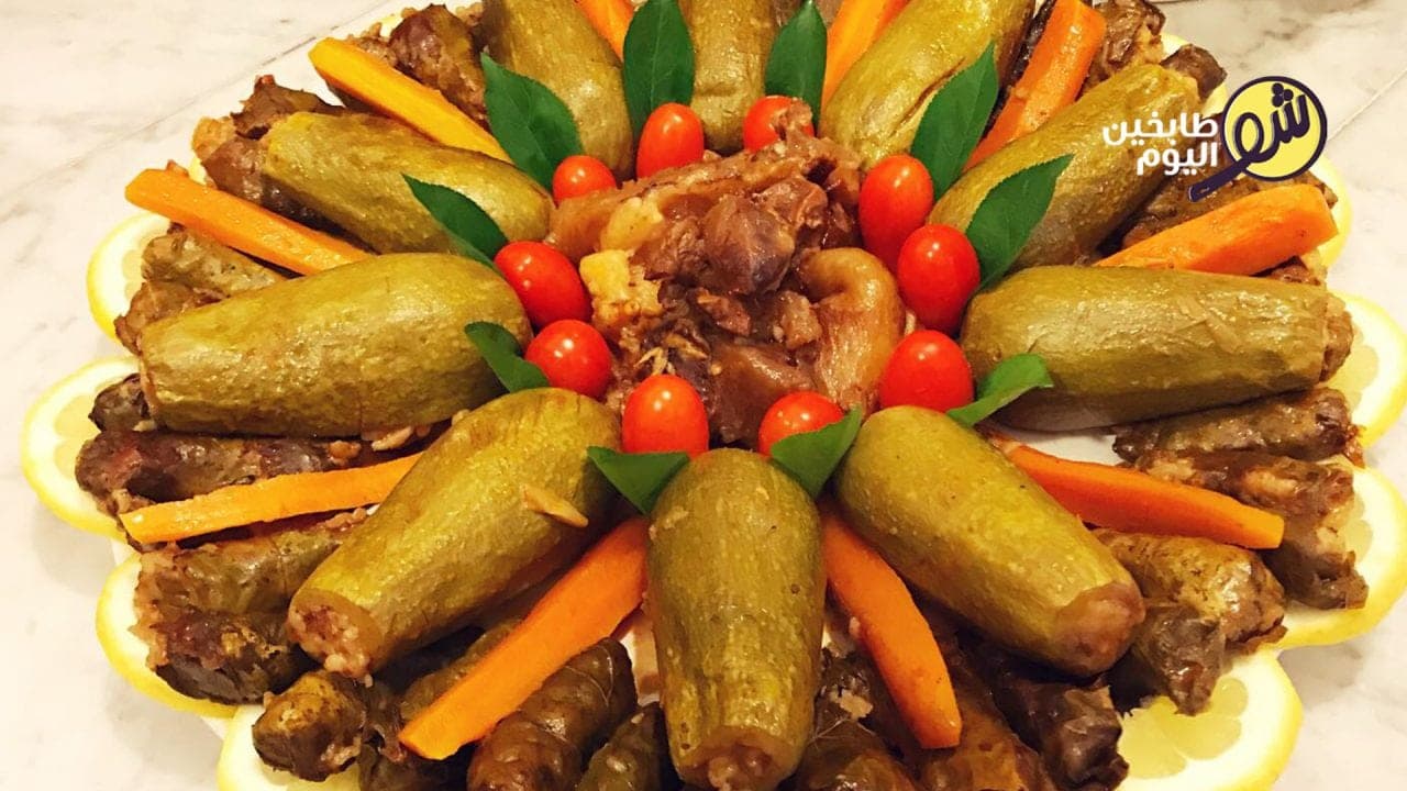 Stuffed Zucchini and Grape Leaves