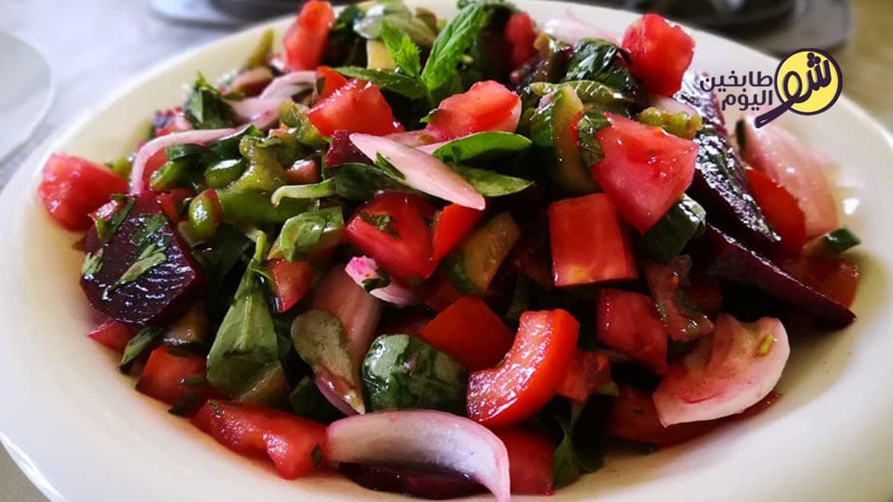 طريقة تحضير سلطة الشمندر