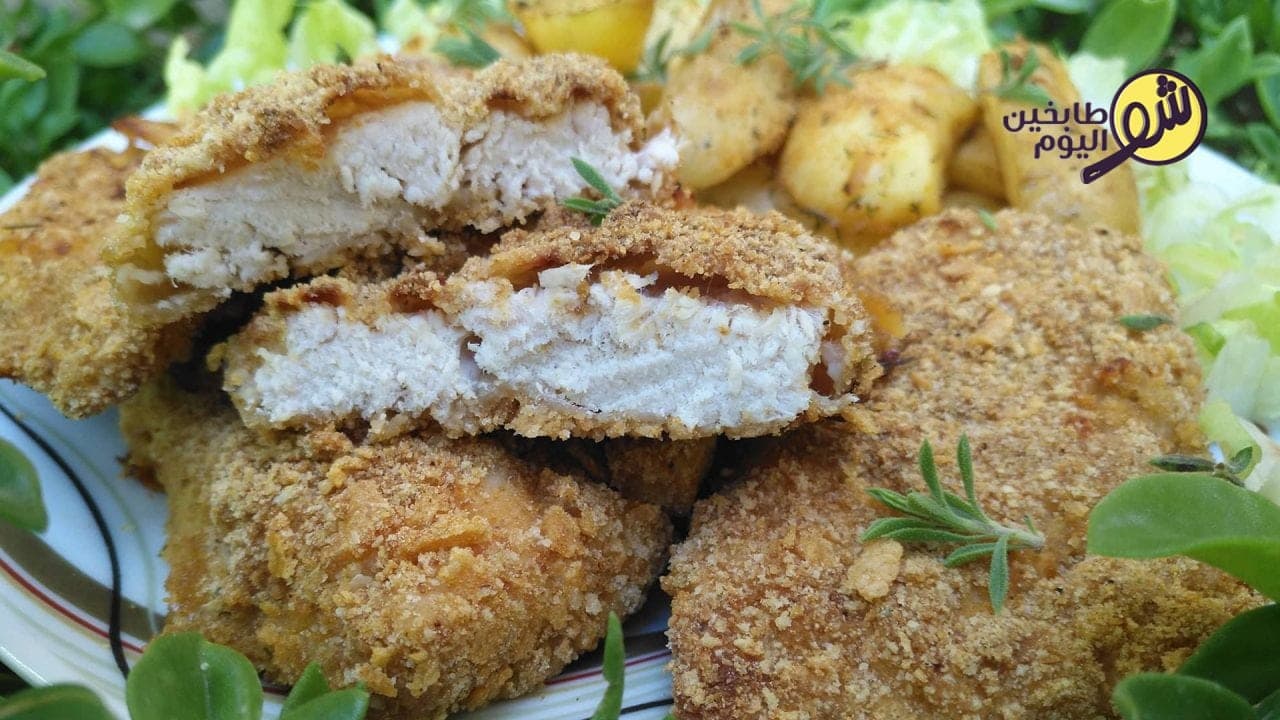 طريقة تحضير اسكالوب الدجاج