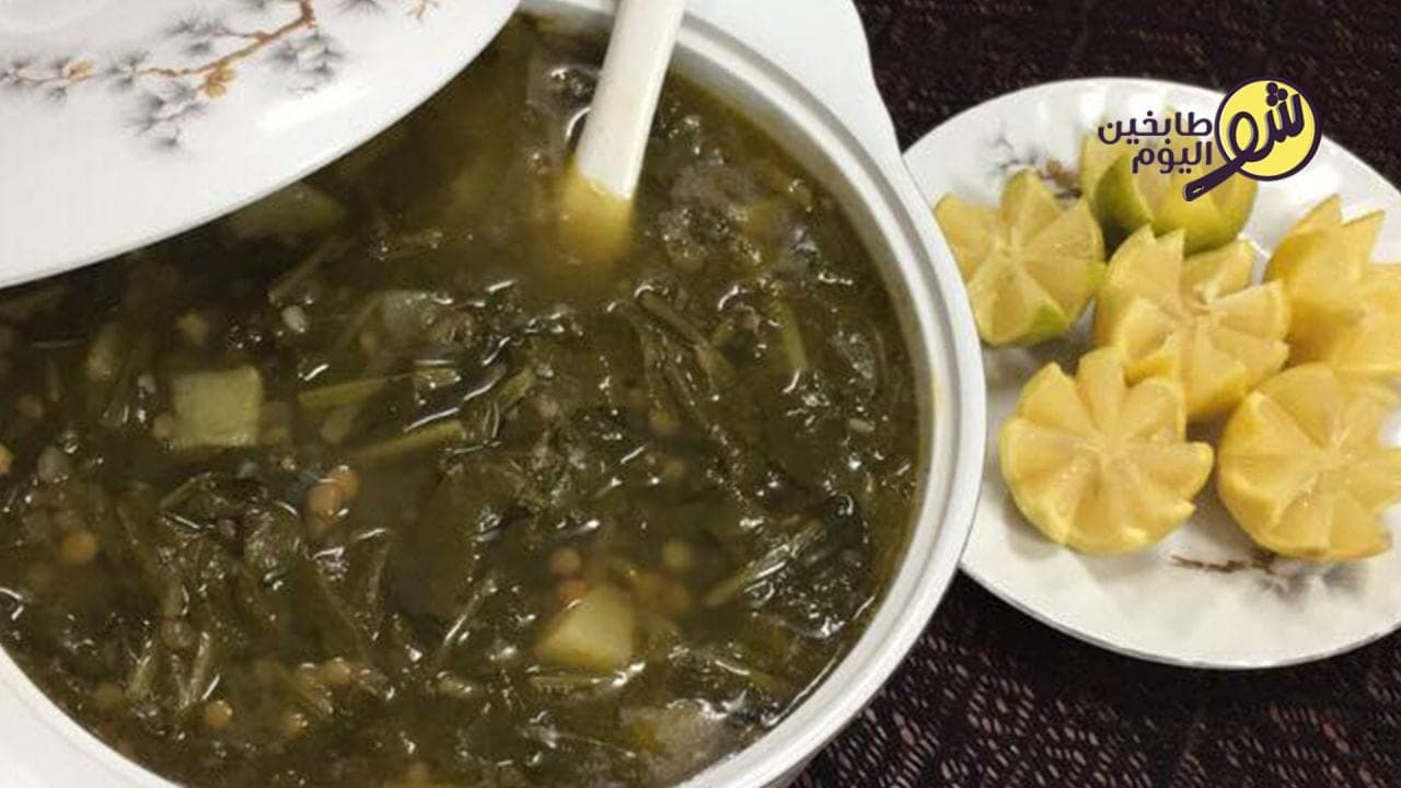 شوربة عدس بالسلق والحامض