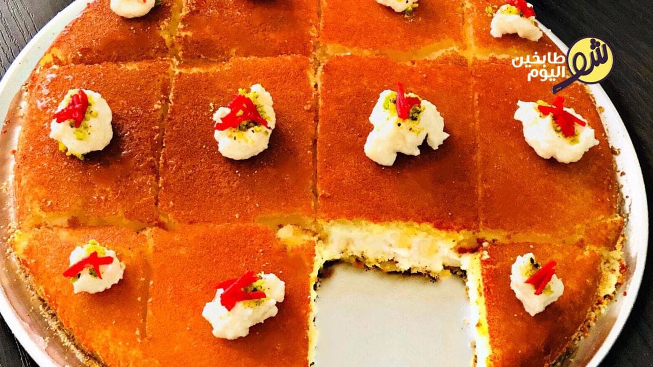 طريقة تحضير الكنافة بالقشطة