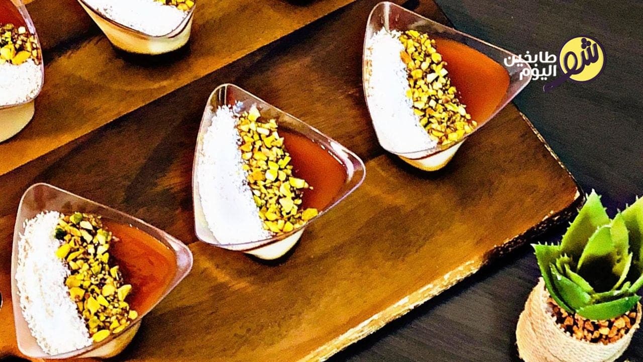 Mahalabia with Date Syrup