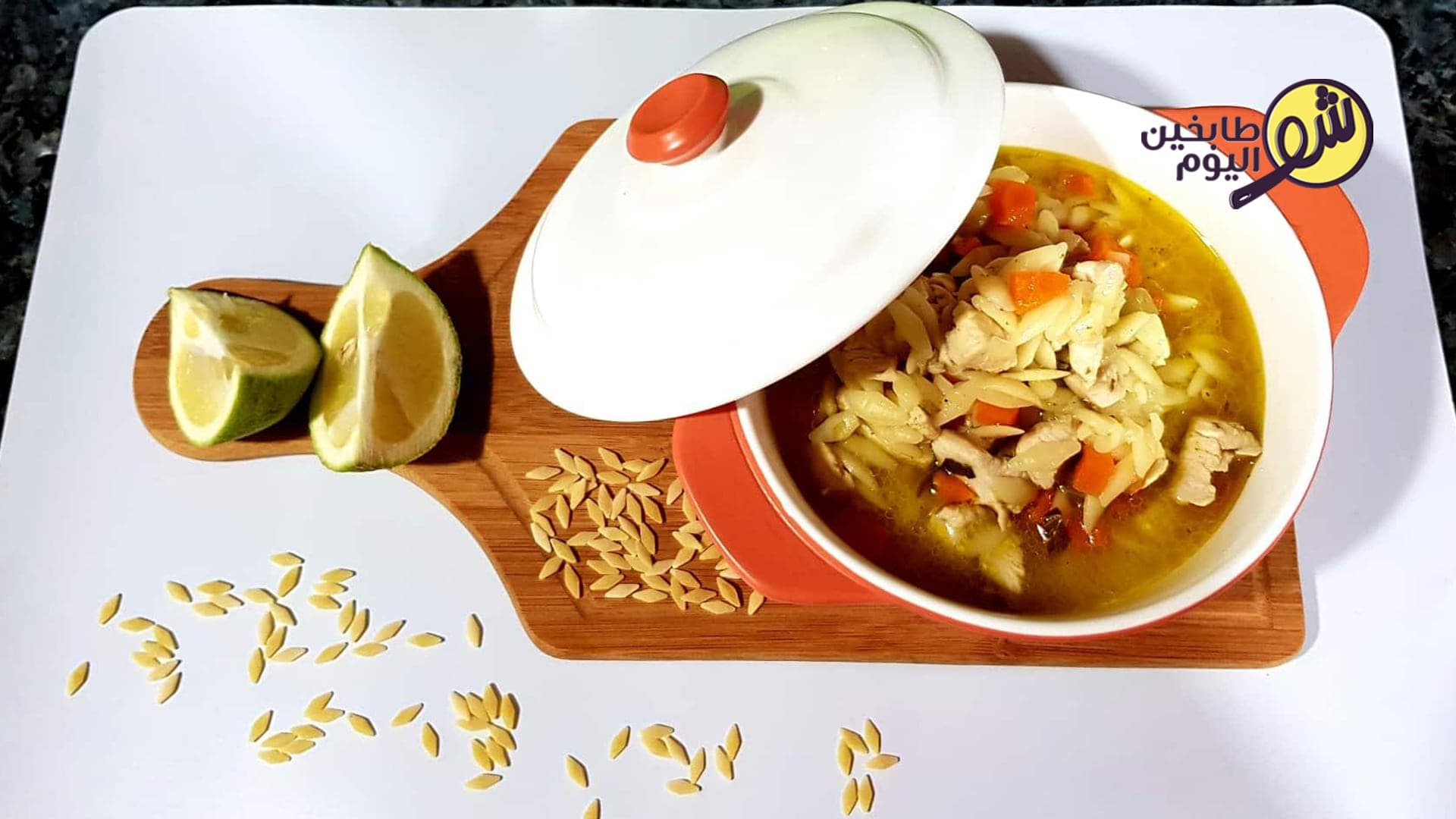 طريقة عمل شوربا بمعكرونة لسان العصفور