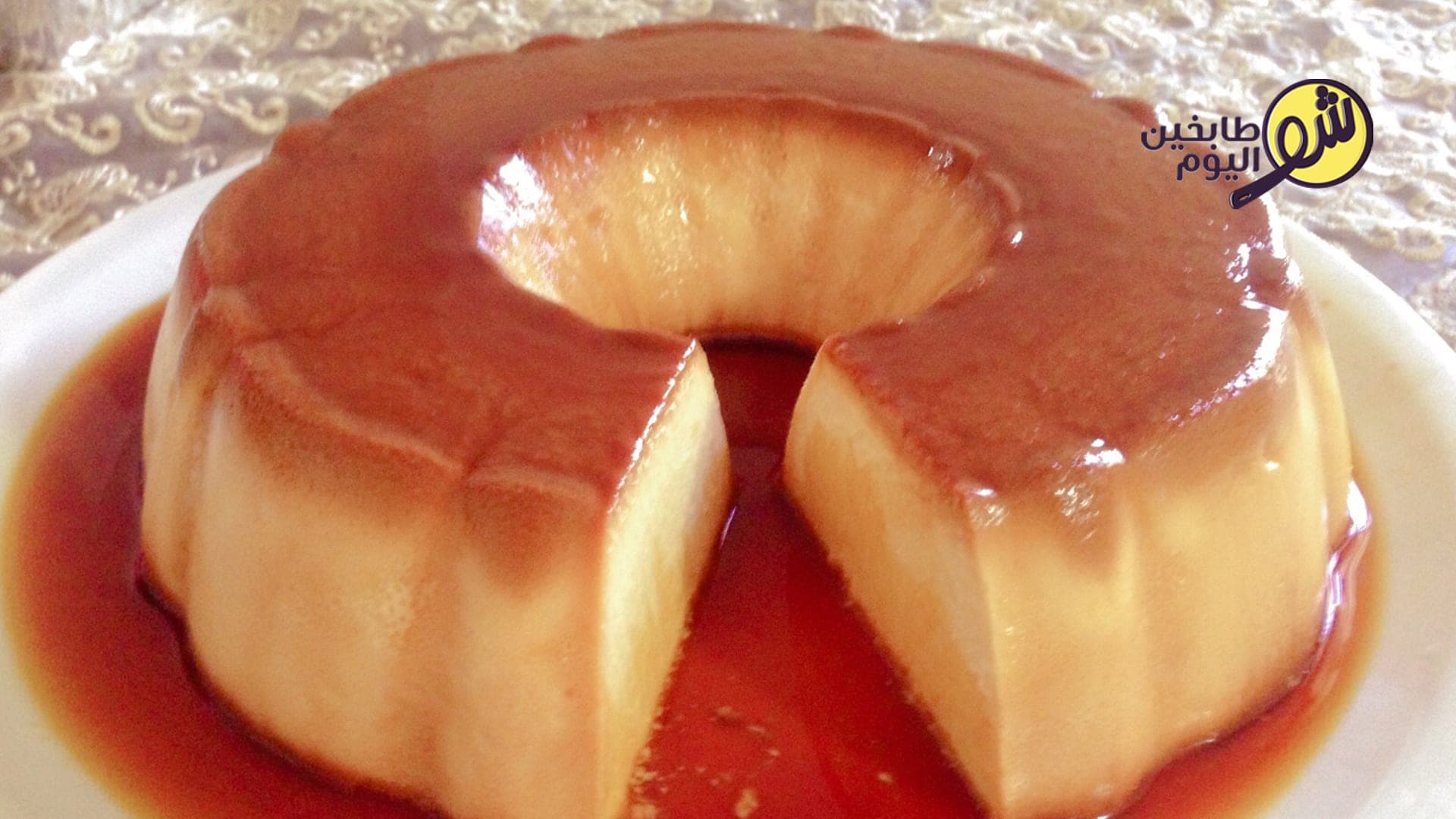 Crème Caramel with Cream Cheese
