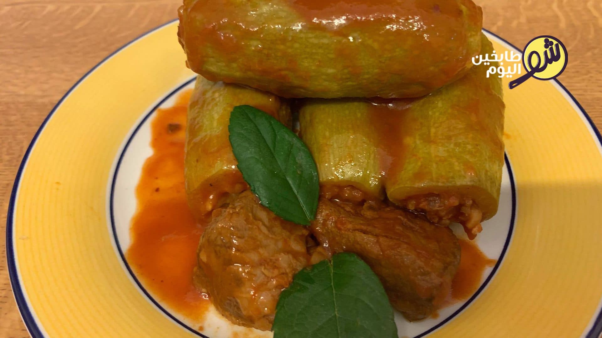 Stuffed Zucchini in Tomato Sauce