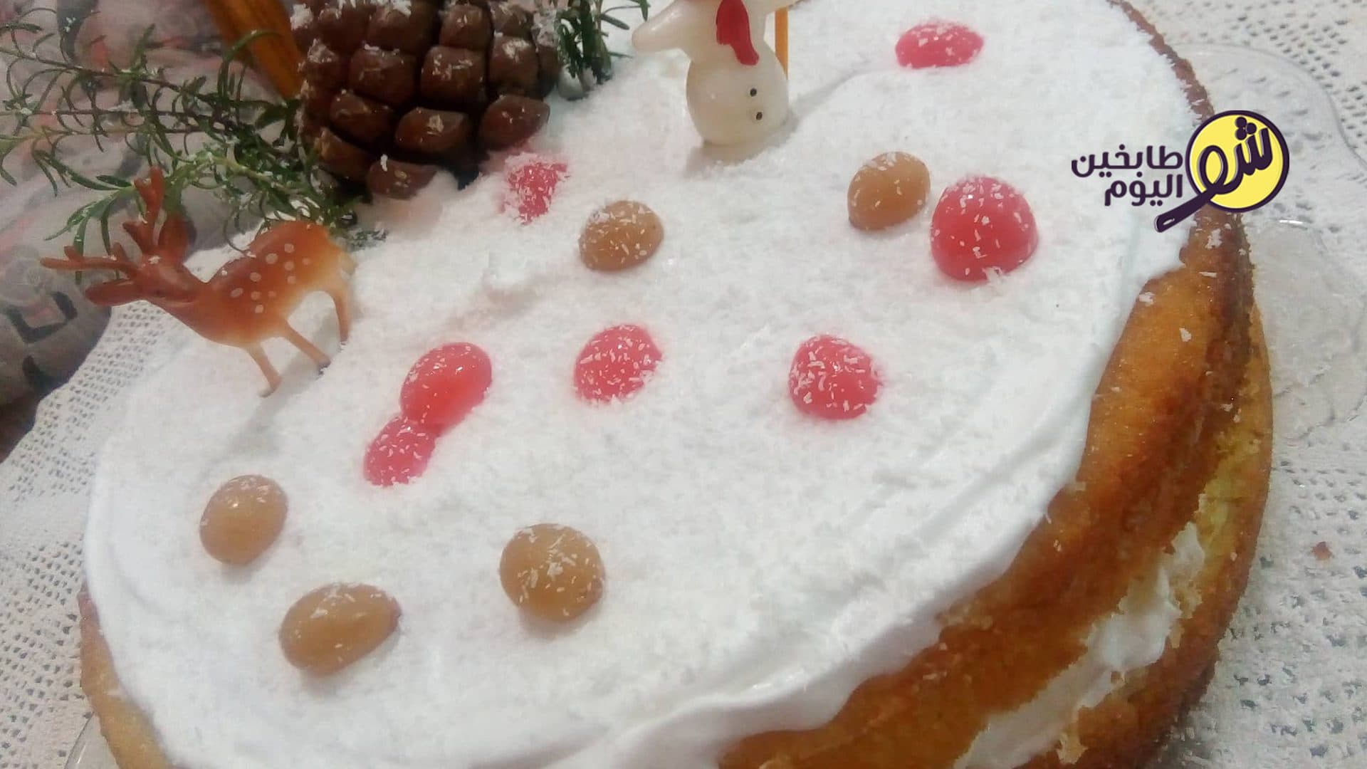 Coconut Cake with Whipped Cream