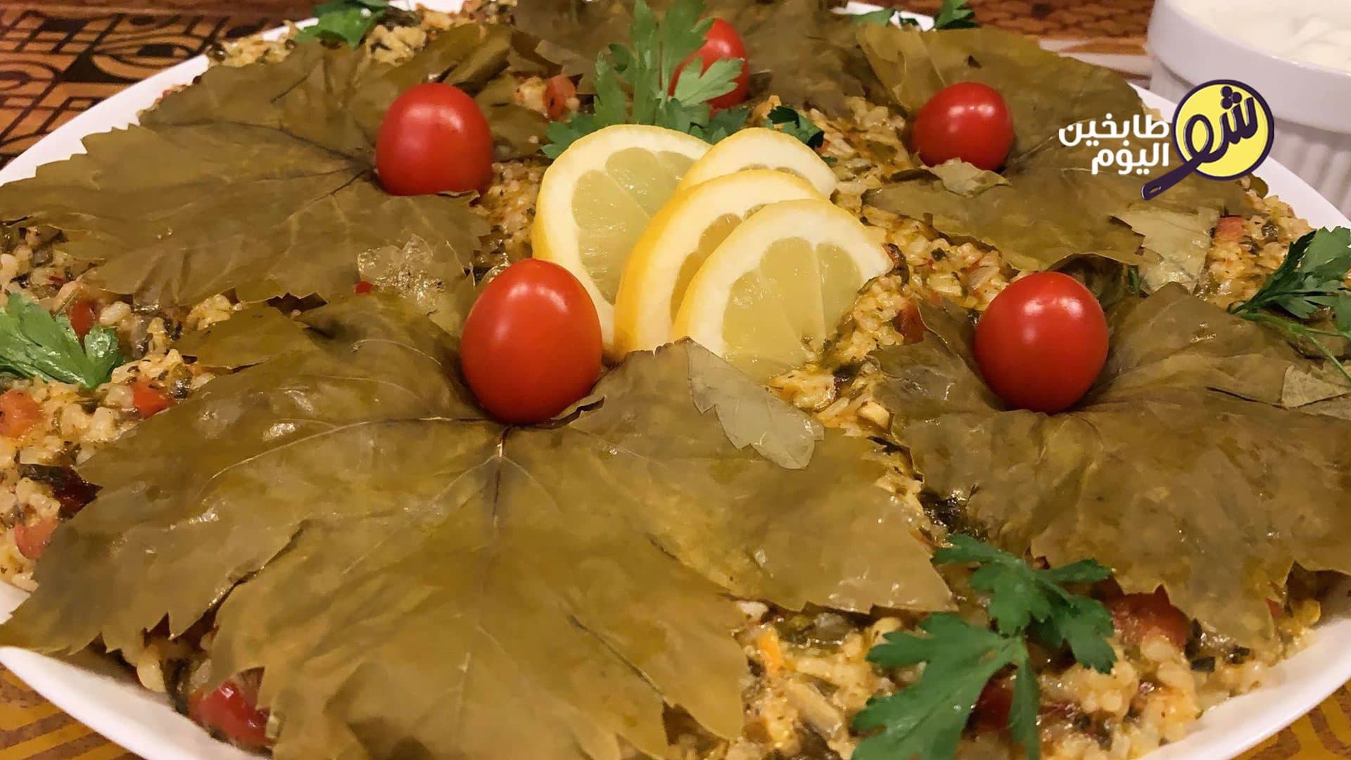 Rice with Grape-Leaf Filling in Olive Oil