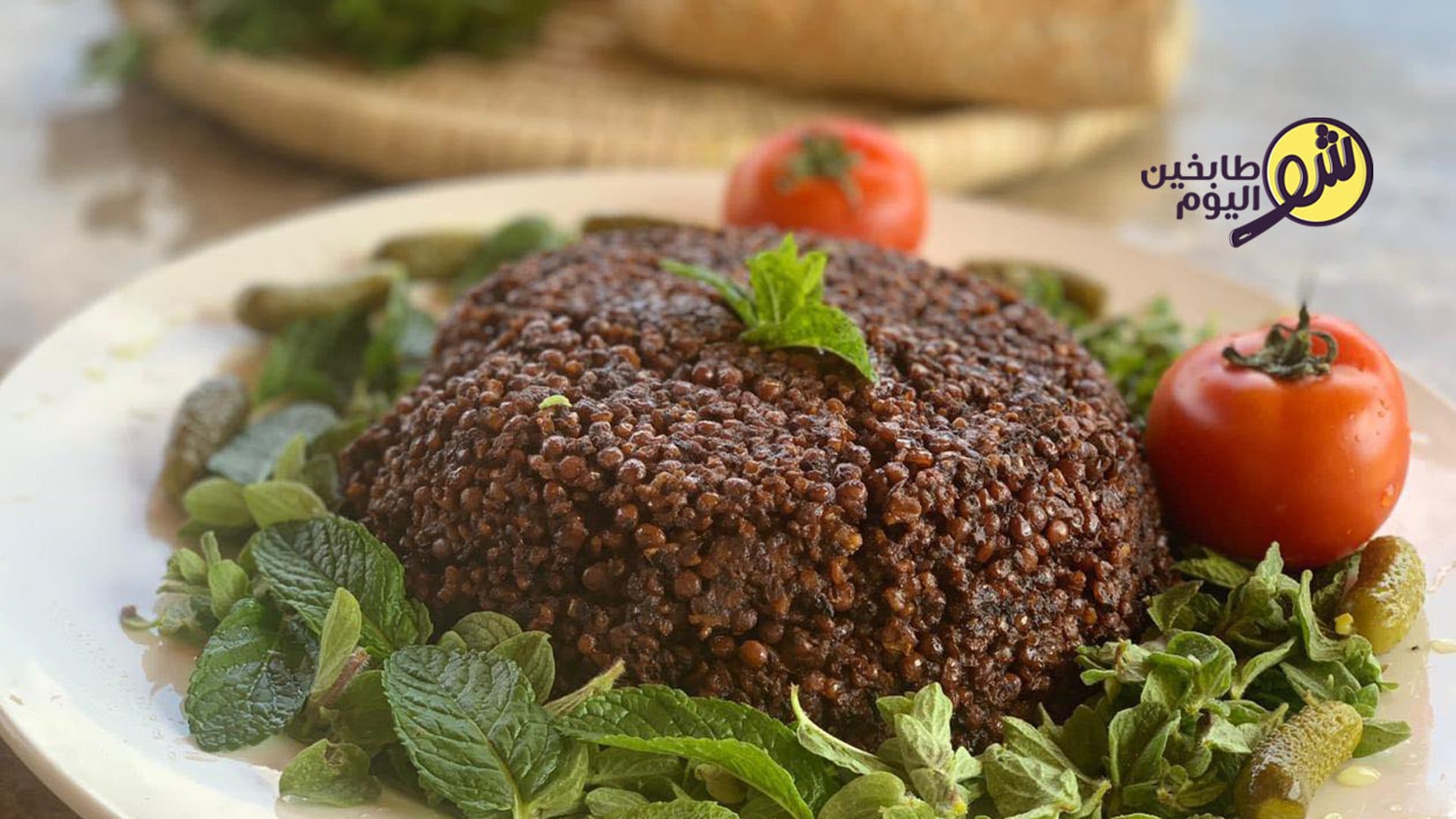 مجدرة العدس الحمرا