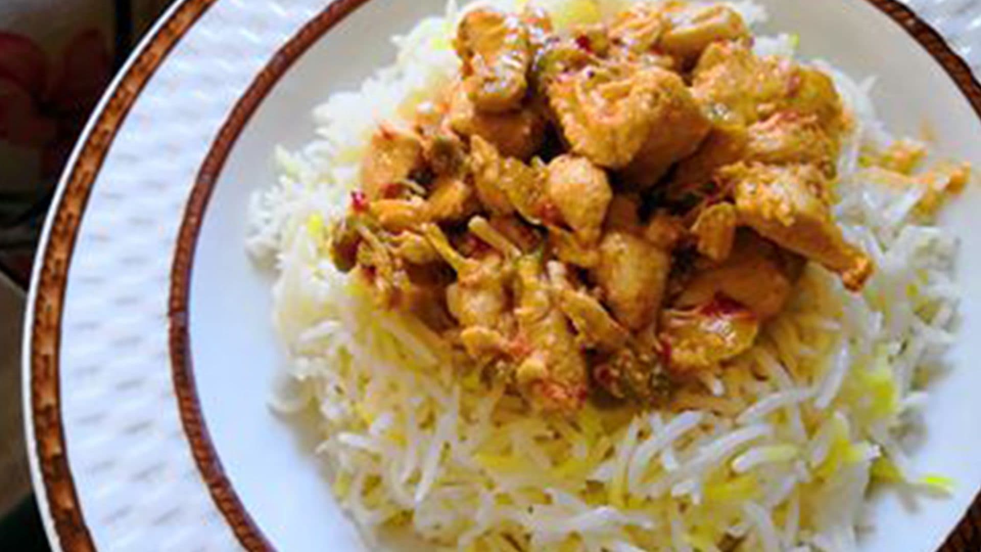 Smoked Tawook with Saffron Rice