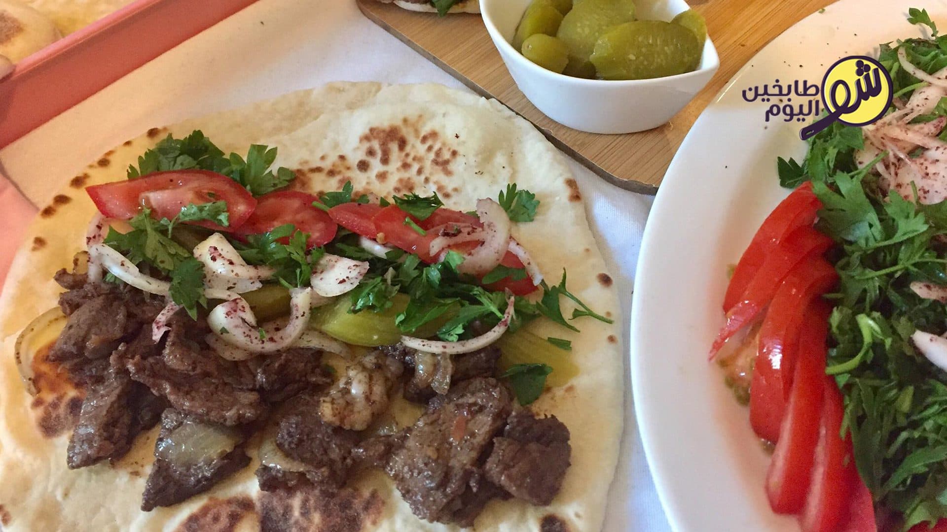 طريقة عمل شاورما اللحم السهلة