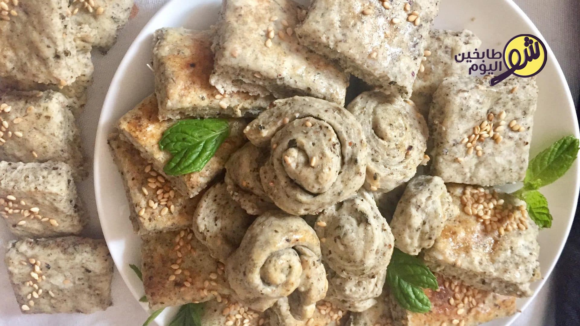 Krokrz (Crackers) with Za'atar