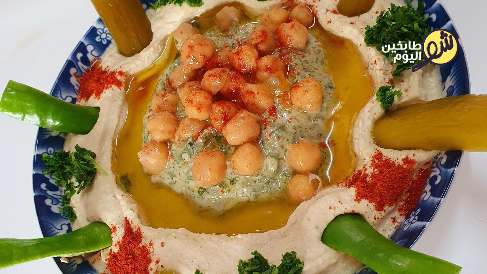 Jerusalem-Style Palestinian Hummus with Tahini