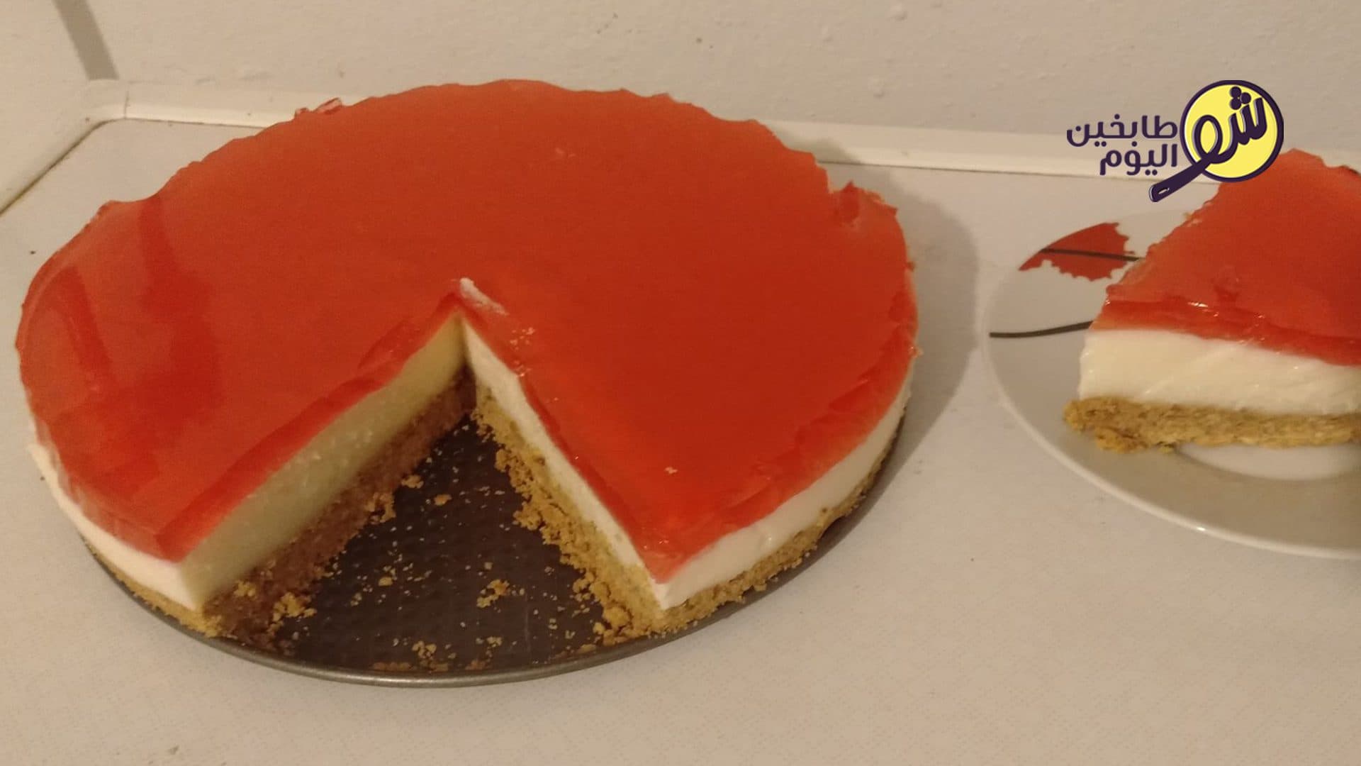 Cream and Jelly Cheesecake Without Cheese
