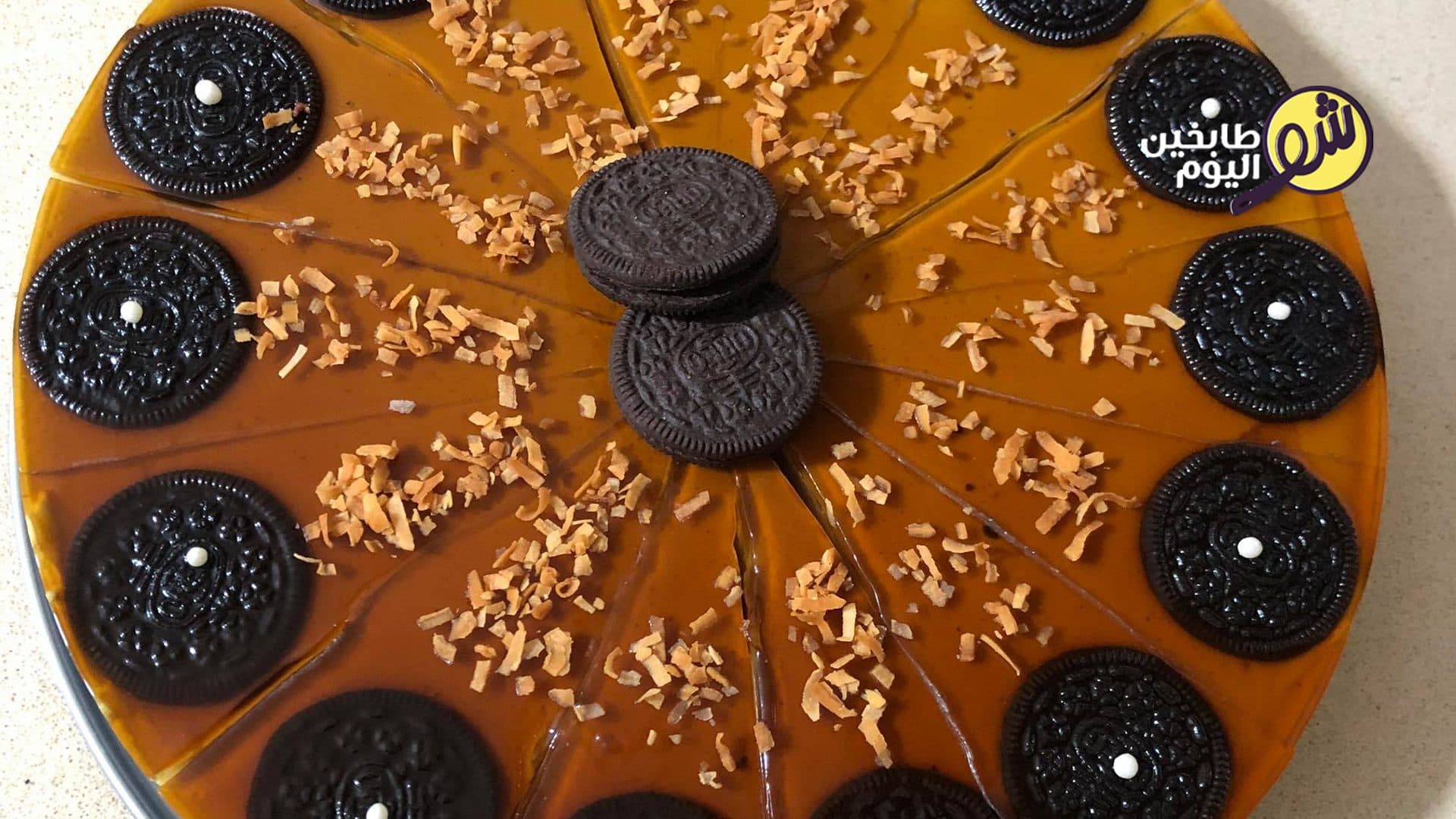 Oreo Creme Caramel Cheesecake