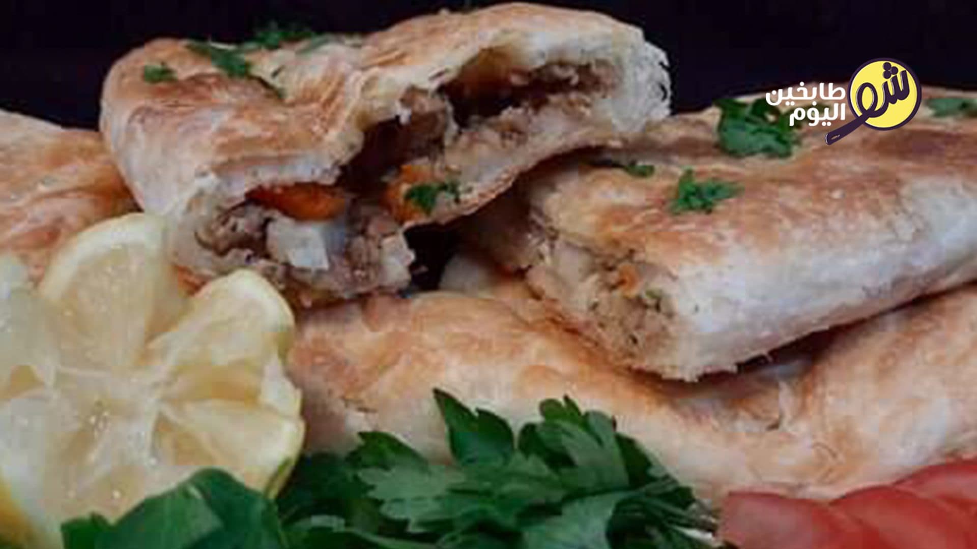 Flaky Pie with Meat and Potato Filling