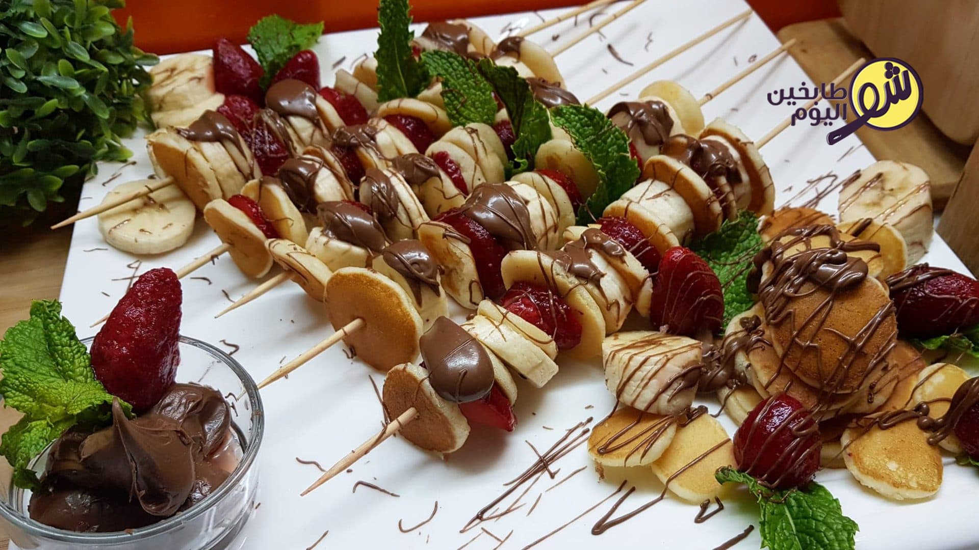 Mini Pancakes on Skewers