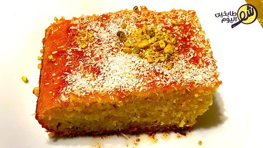 طريقة عمل اطيب بسبوسة