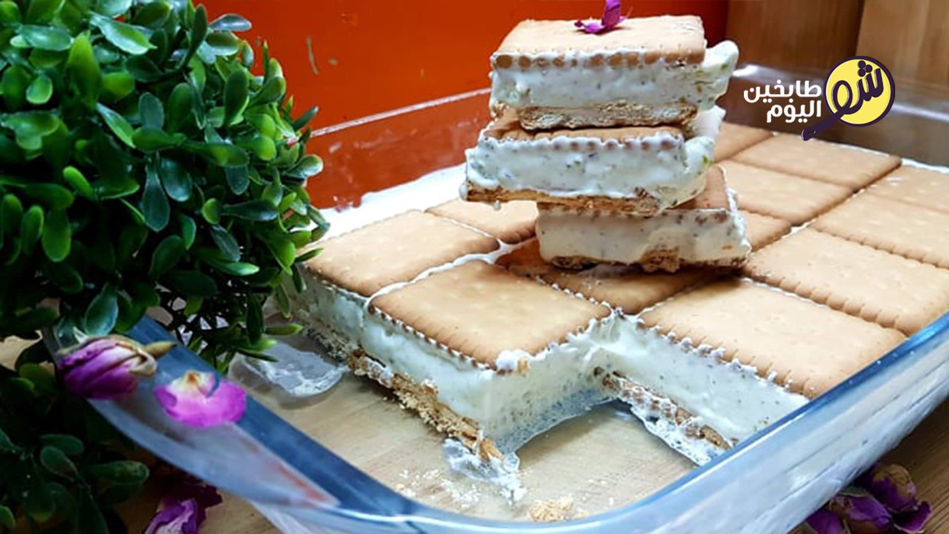 Ice Cream Sandwiches with Biscuits