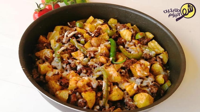 Meat, Potato, and Mushroom Bake