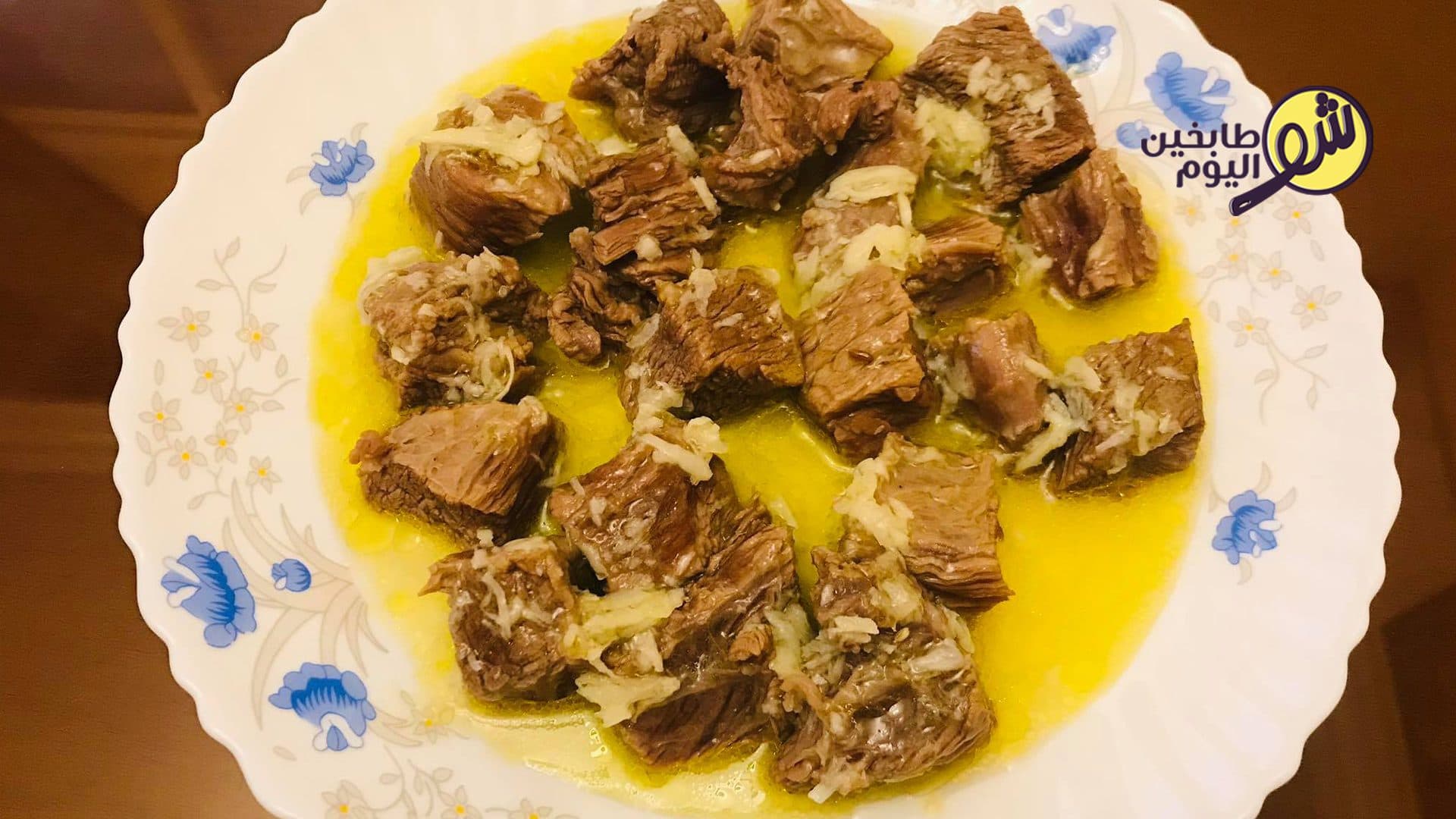 Meat with Lemon and Garlic