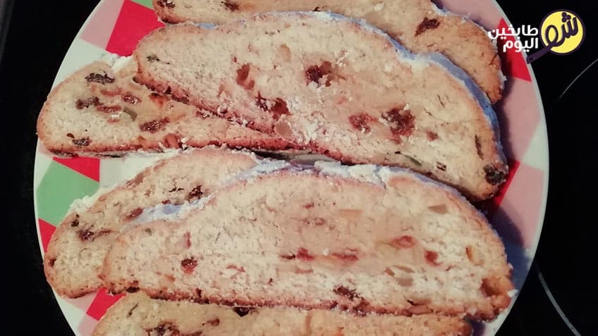 الخبز الألماني بالفواكه المجففة