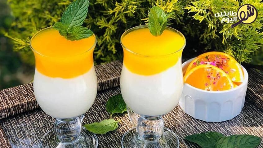 مهلبية بالبرتقال