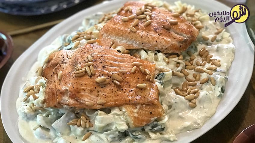 Tagliatelle Pasta with Salmon