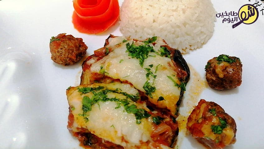 Eggplant Rolls with Kofta