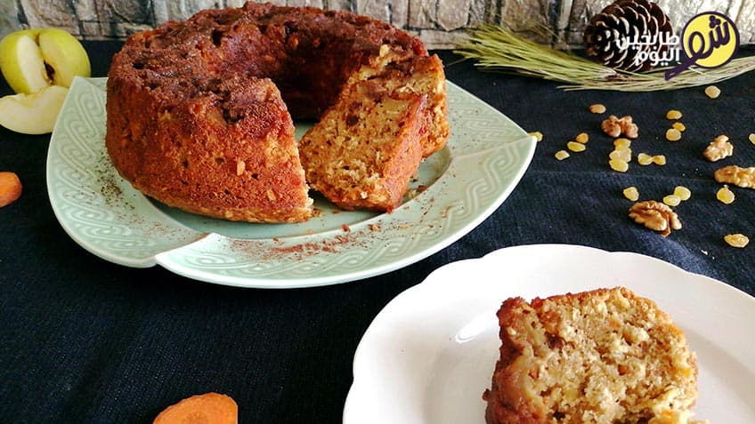Oat, Carrot, and Apple Cake