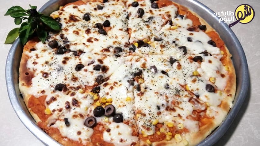 Pizza with Kishk Topping