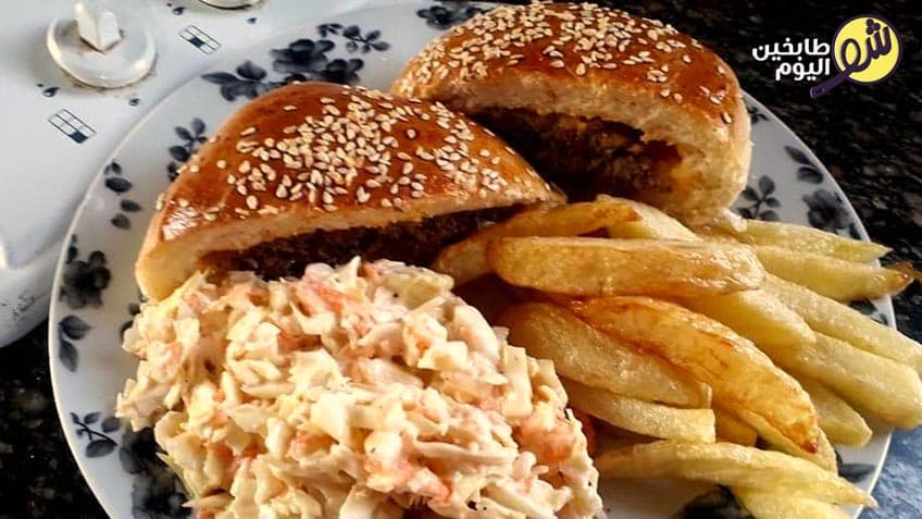 الهمبرغر بعجينة قطنية