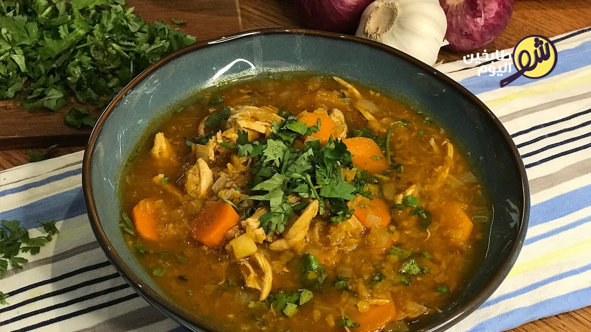 Chicken and Red Lentil Soup