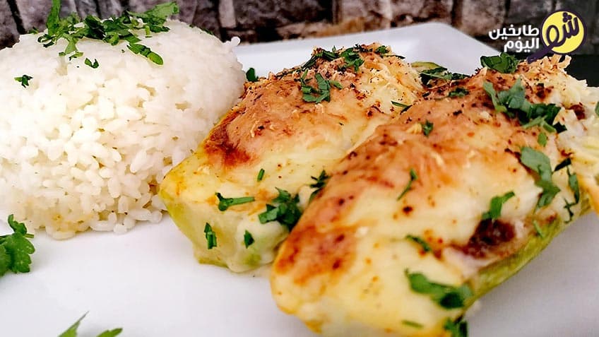 Zucchini Boats with Meat and Béchamel