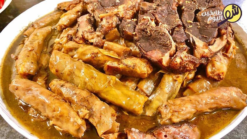 Cabbage Rolls with Pomegranate Molasses