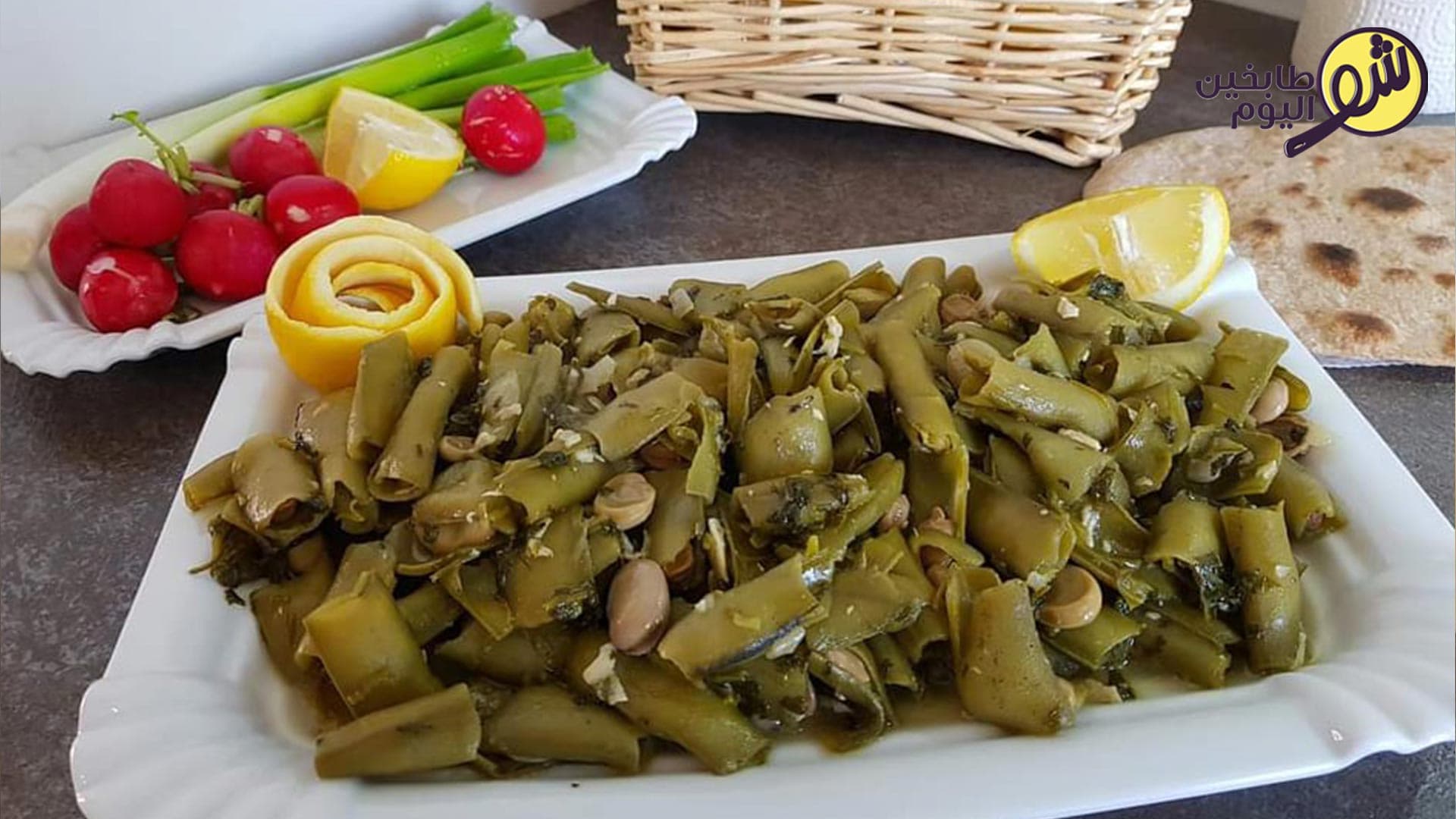 الفول الاخضر المقلى