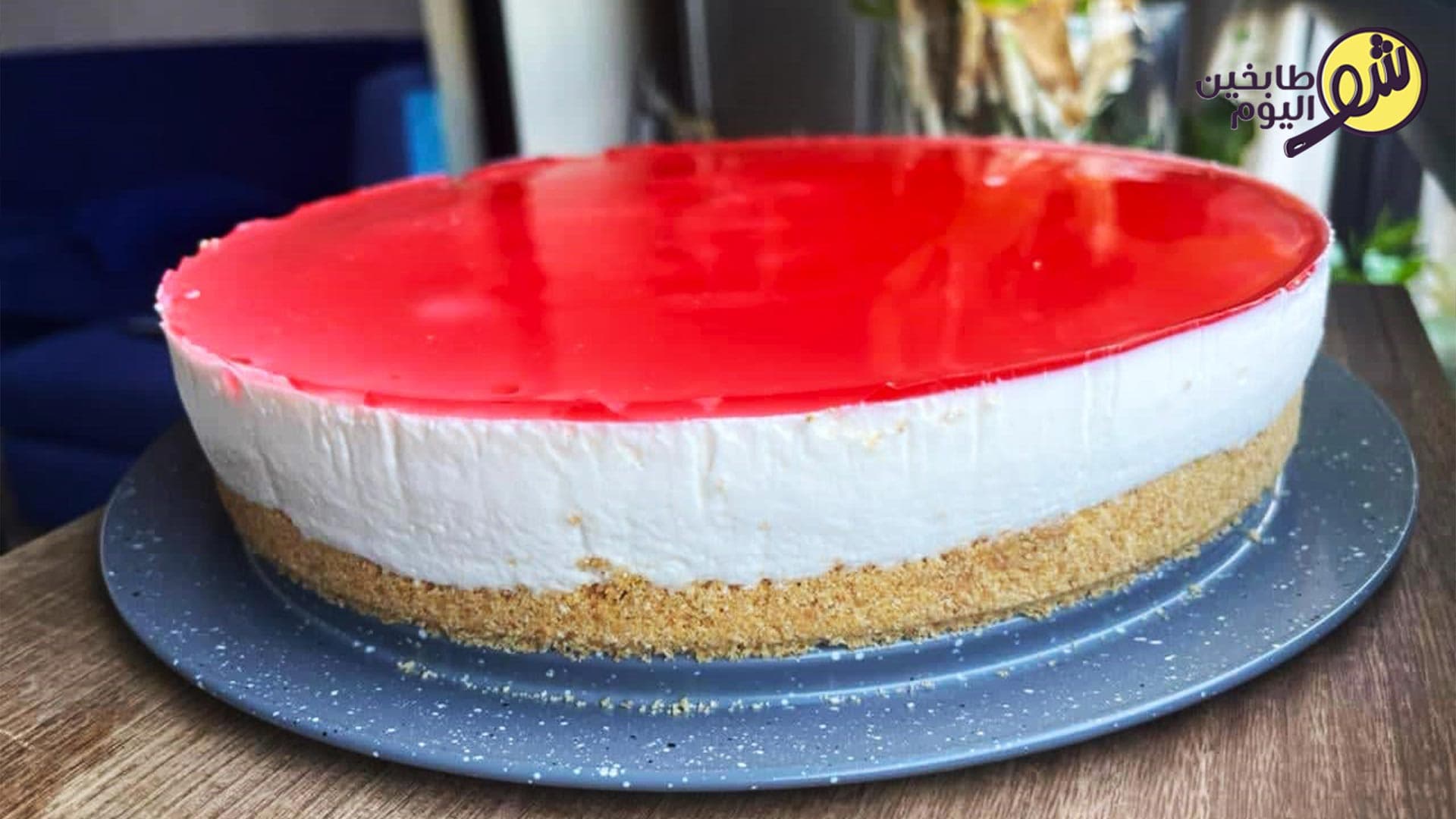 Strawberry Jello Cheesecake Tray