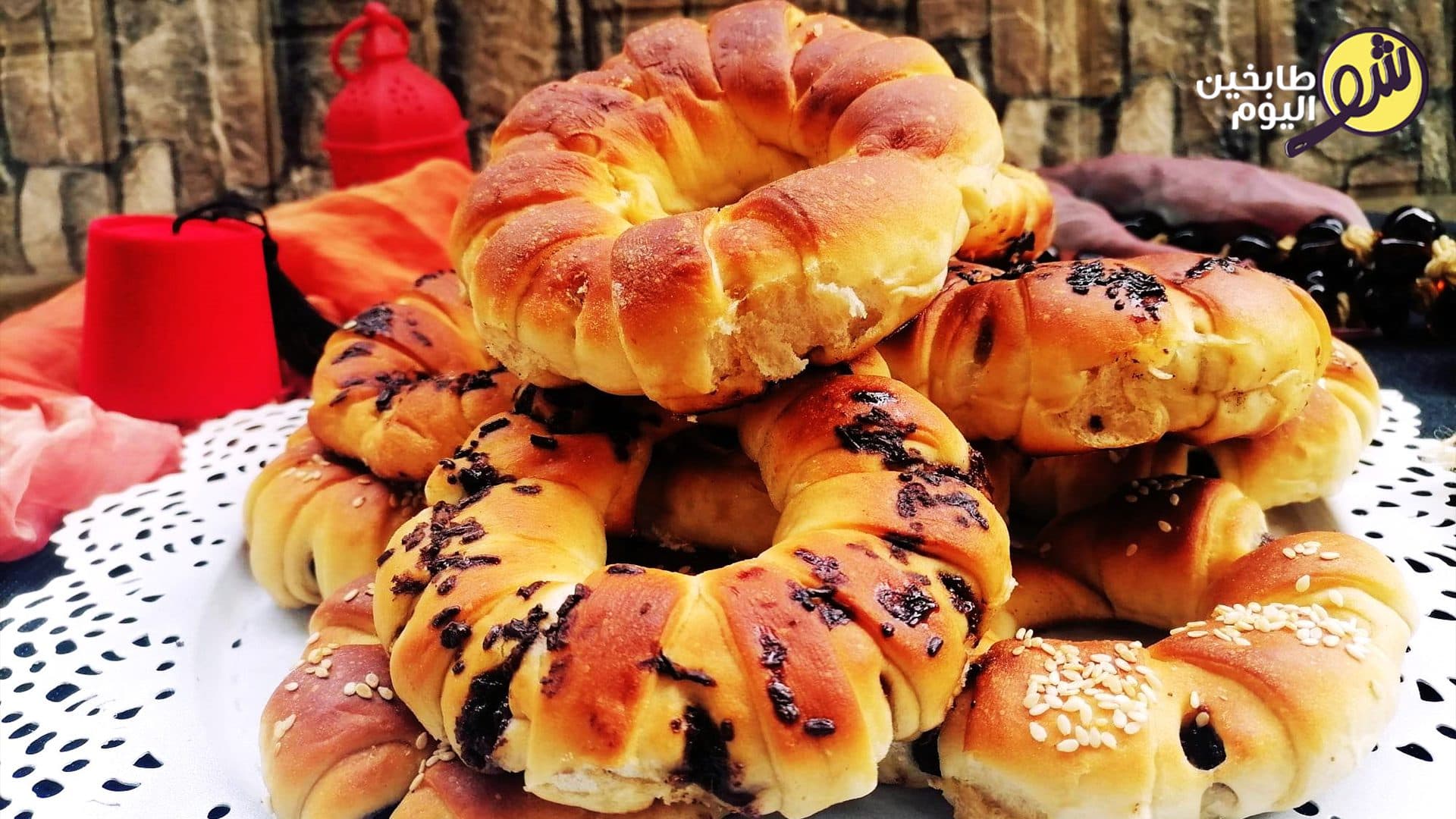 Maamoul Rolls with Date, Chocolate, and Coconut